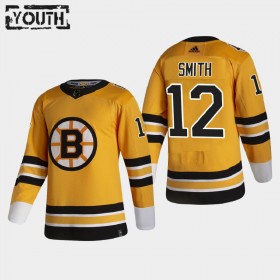 Boston Bruins Craig Smith 12 2020-21 Reverse Retro Authentic Shirt - Kinderen